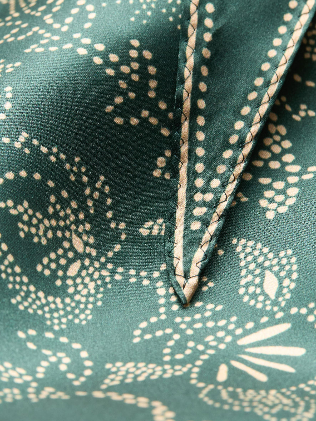 Dotted Flora Diamond Scarf OneSize BeckSöndergaard.no