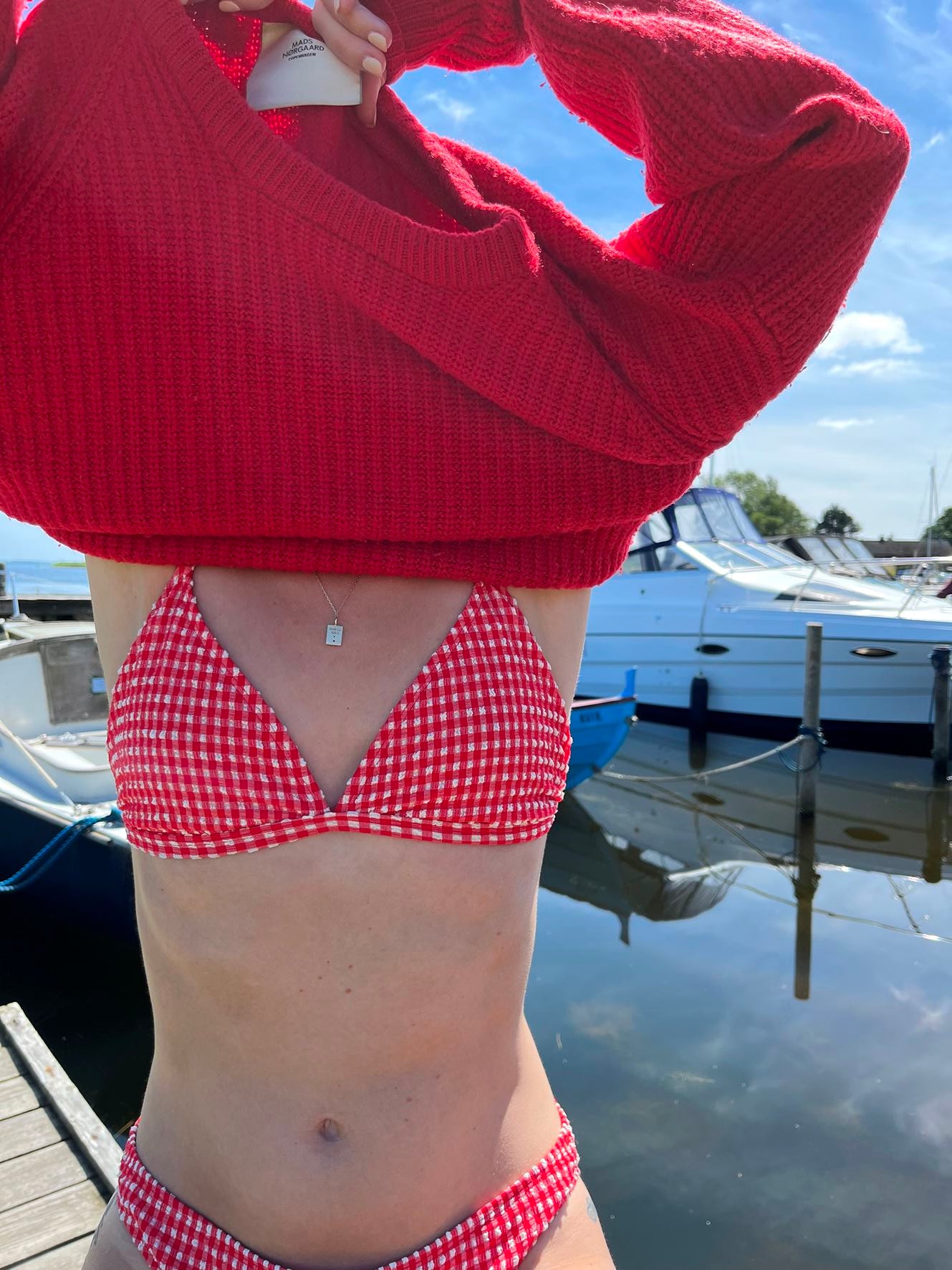 Seersucker Estee Bikini Top Clothing BeckSöndergaard.no