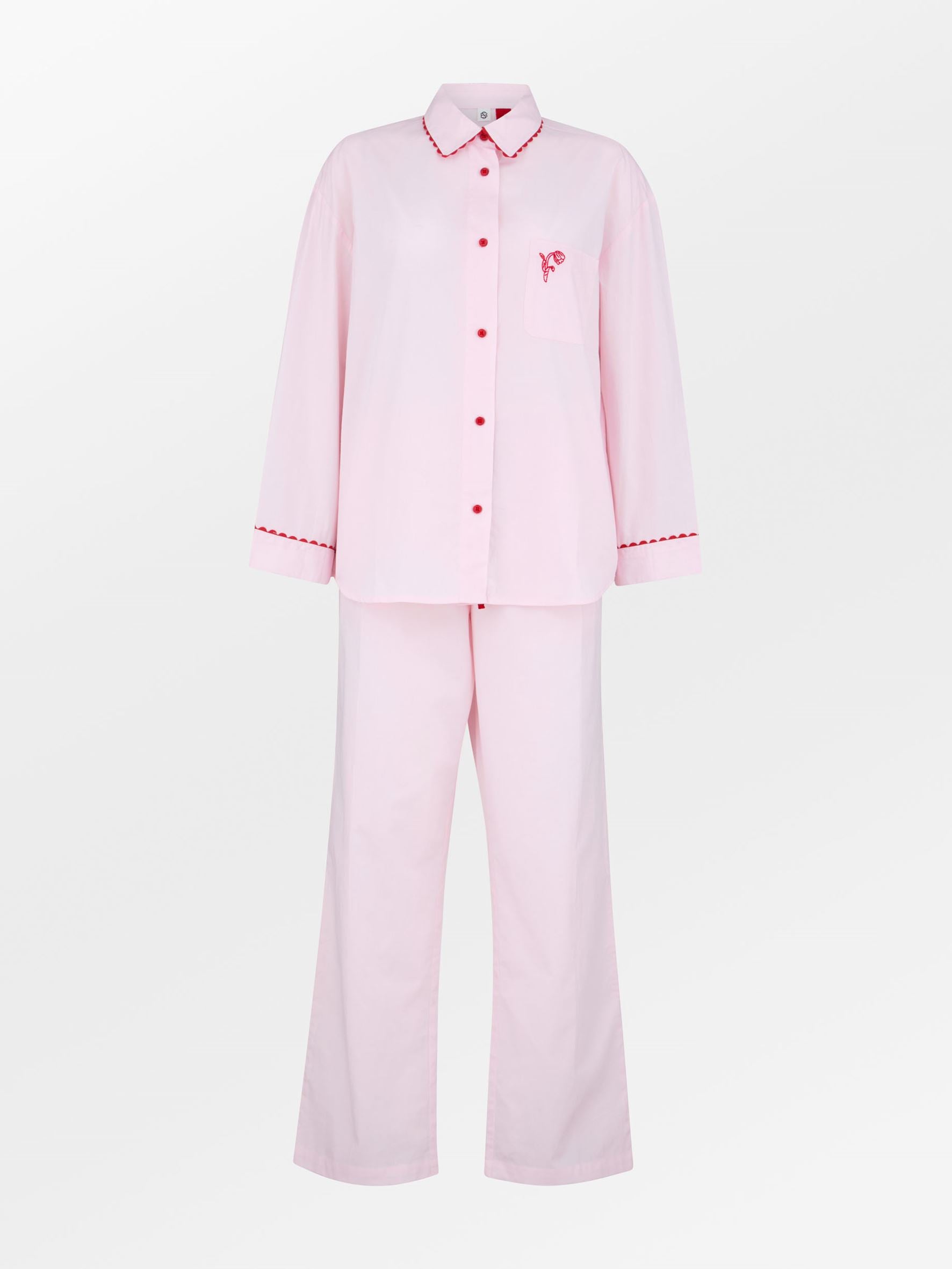 Scallop Pyjamas Shirt Clothing BeckSöndergaard.no