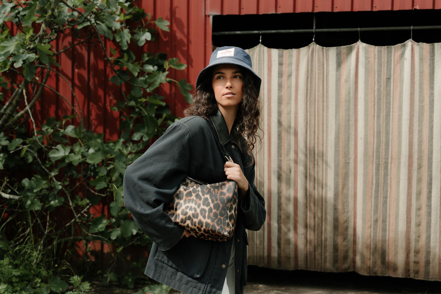 Becksöndergaard, Leopa Coated Ginni Medi Bag - Black, bags, bags, bags, bags, bags