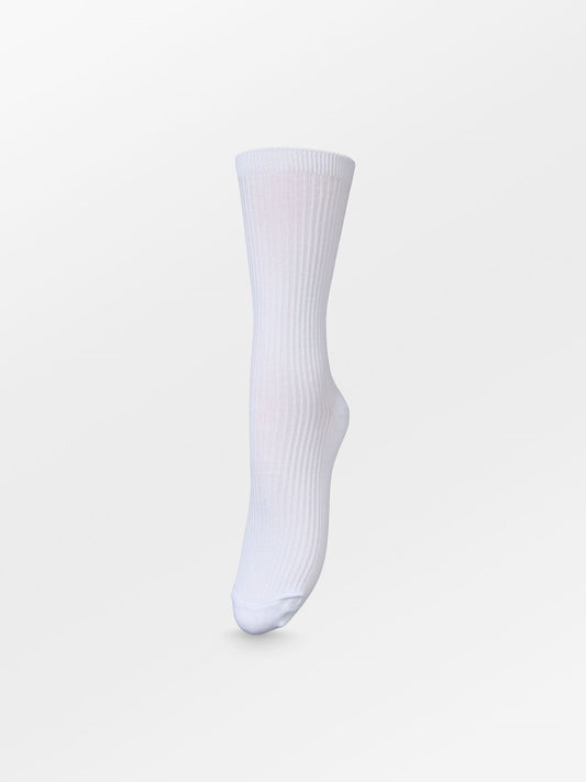 Telma Solid Sock - White Socks   BeckSöndergaard.no