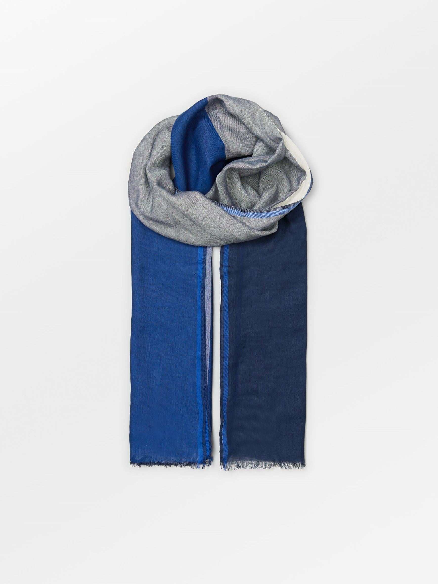 Becksöndergaard, Kikko Cowea Scarf - Navy Blue, scarves, scarves, black week, black week