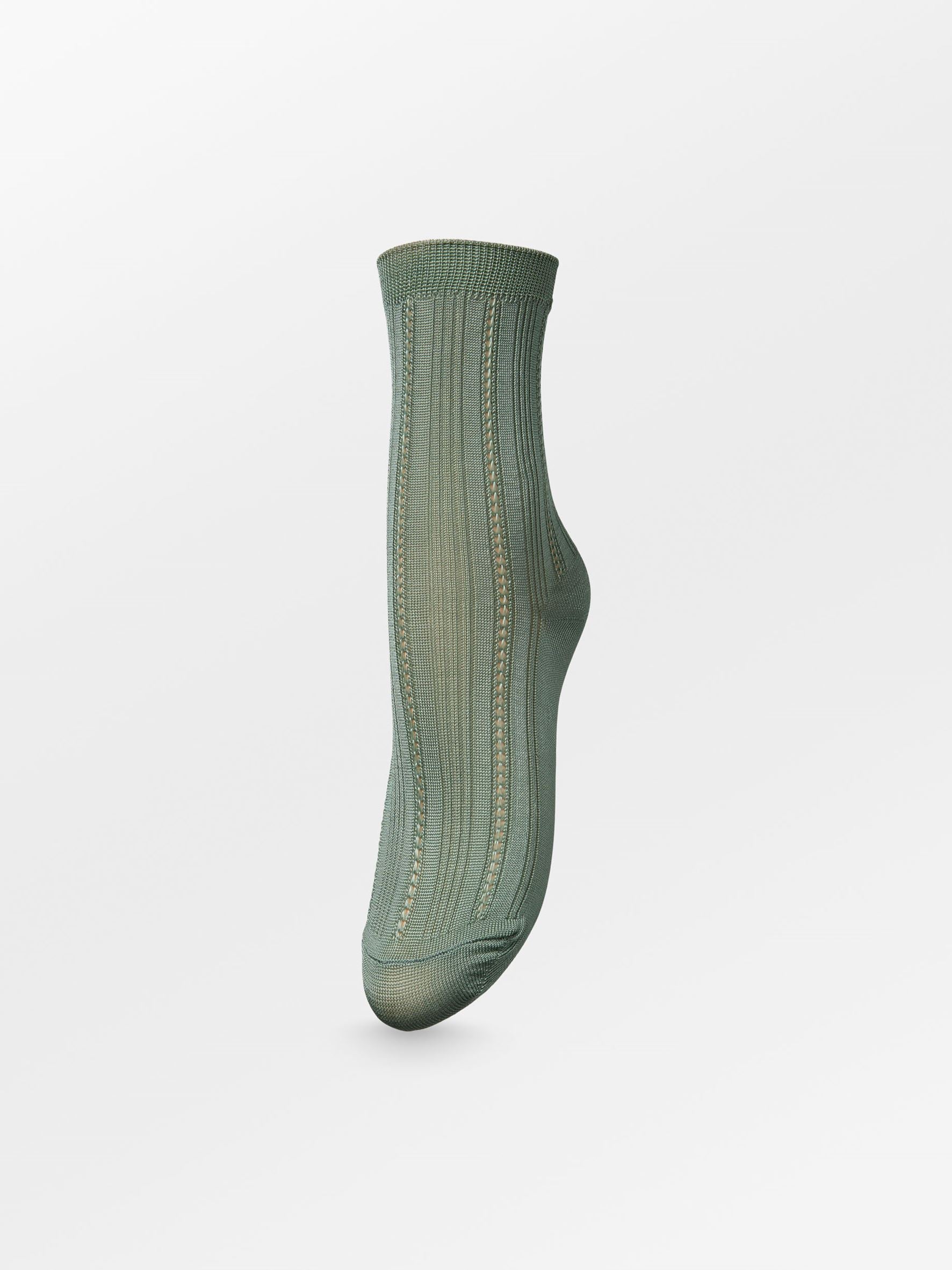 Becksöndergaard, Solid Drake Sock - Mistletoe Green, socks, socks, noos, black week, black week, noos