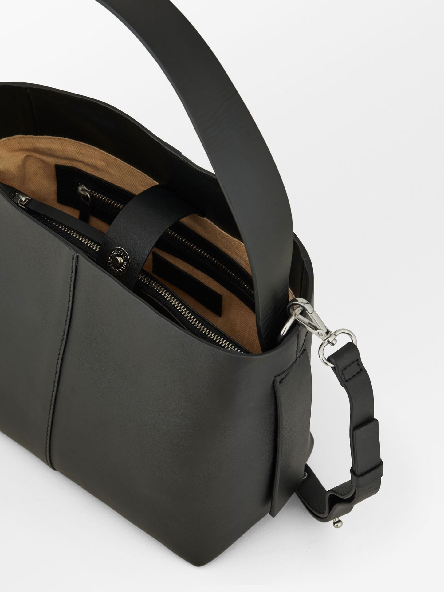 Nappa Fraya Crossbody Bag - Black OneSize BeckSöndergaard.no