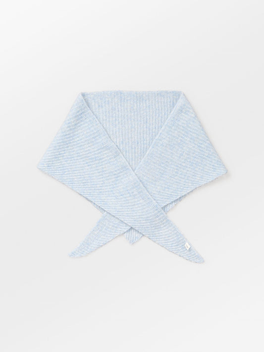 Becksöndergaard, Alpaca-Wool Triangle Scarf - Skyway Blue, scarves, scarves, winter accessories, winter accessories, scarves, scarves