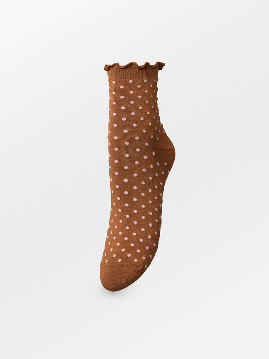 Dotted Frilla Short Sock Socks BeckSöndergaard.no