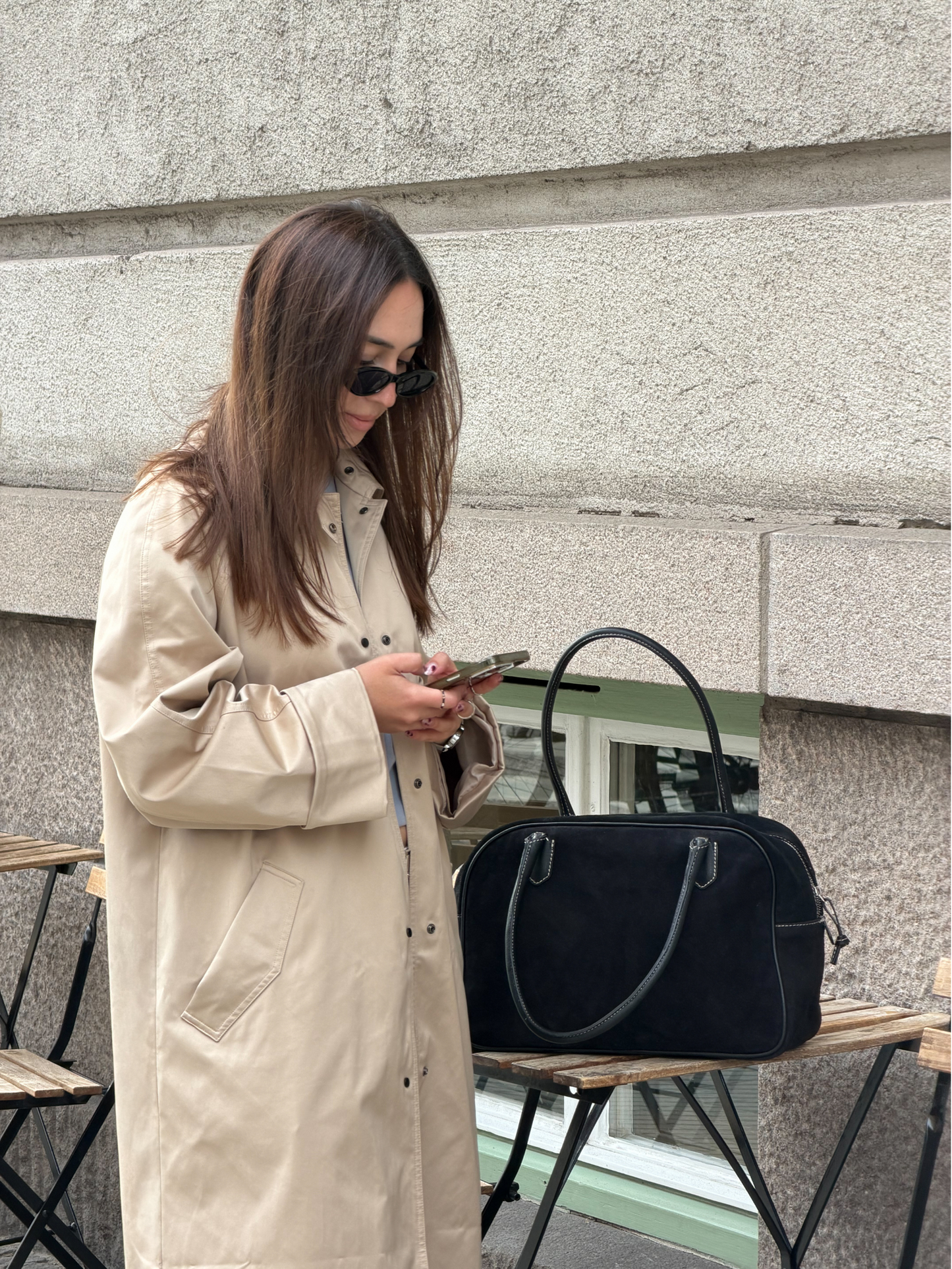 Suede Bailie Bag OneSize BeckSöndergaard.no