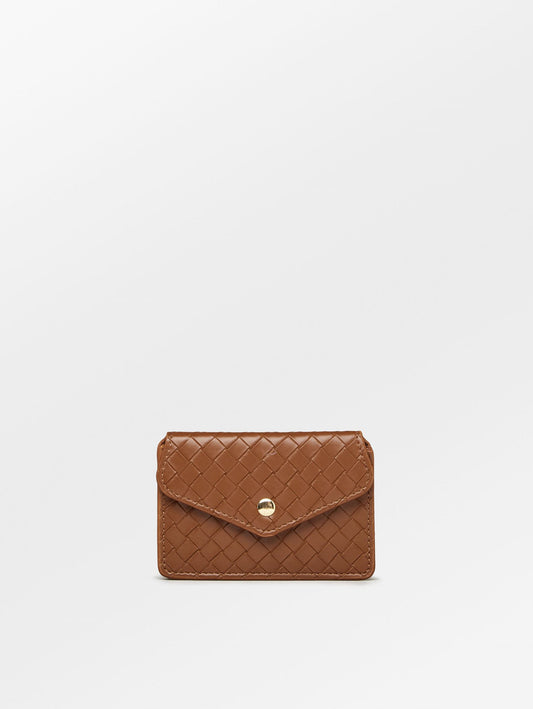 Rallo Card Wallet - Pecan Brown OneSize BeckSöndergaard.no