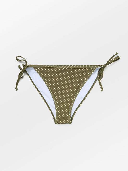 Becksöndergaard, Polka Dot Baila Bikini Tanga - Dark Olive, swimwear, swimwear, swimwear