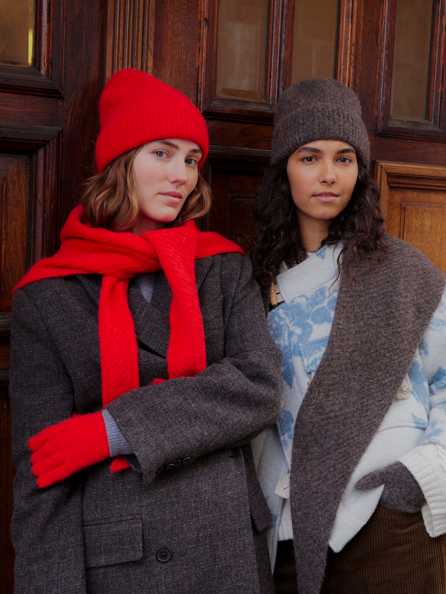 Alpaca-Wool Triangle Scarf OneSize BeckSöndergaard.no