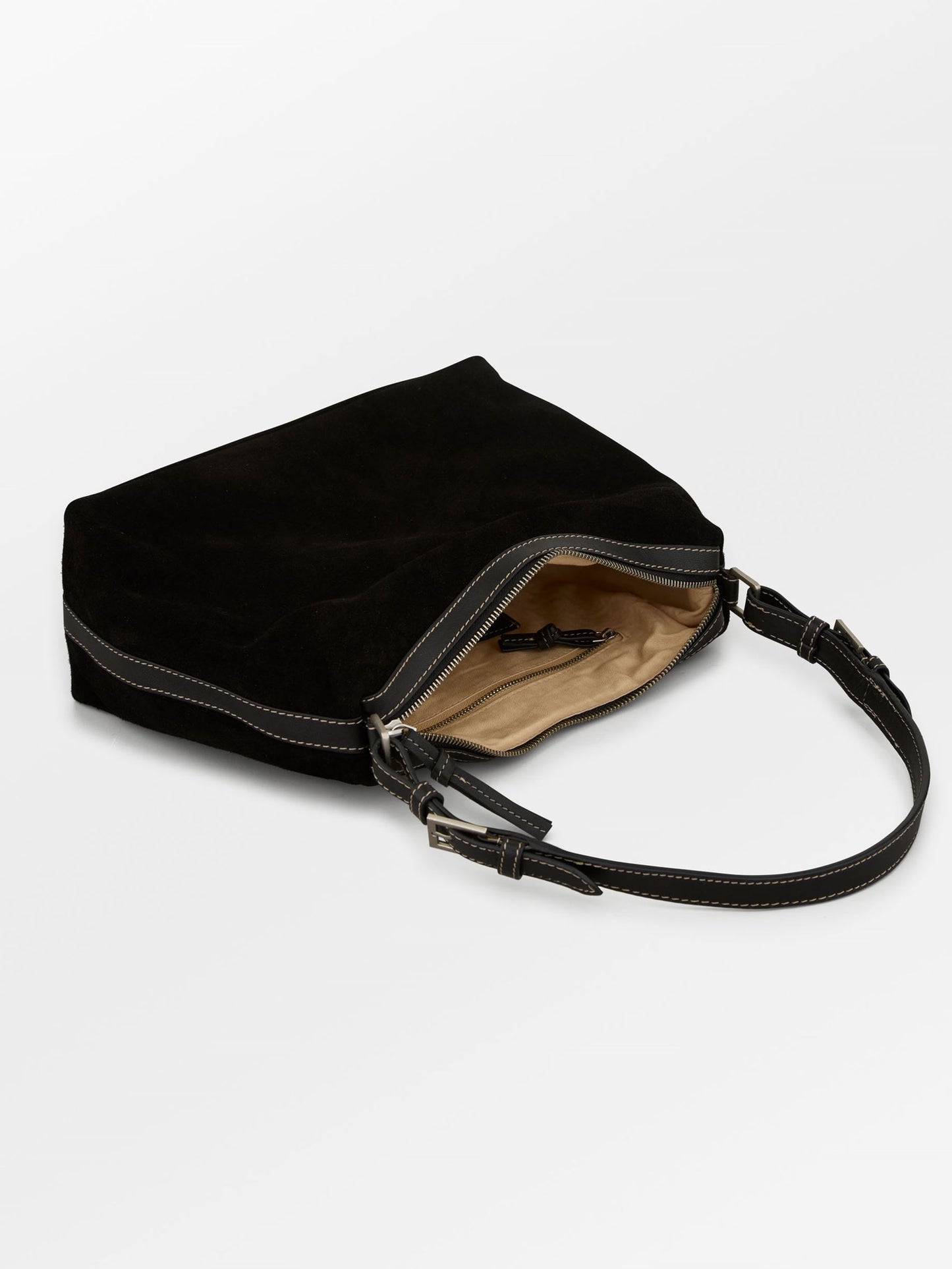 Becksöndergaard, Suede Ginni Medi Bag - Black, bags, bags, bags, bags, bags, bags, bags, gifts, gifts, gifts