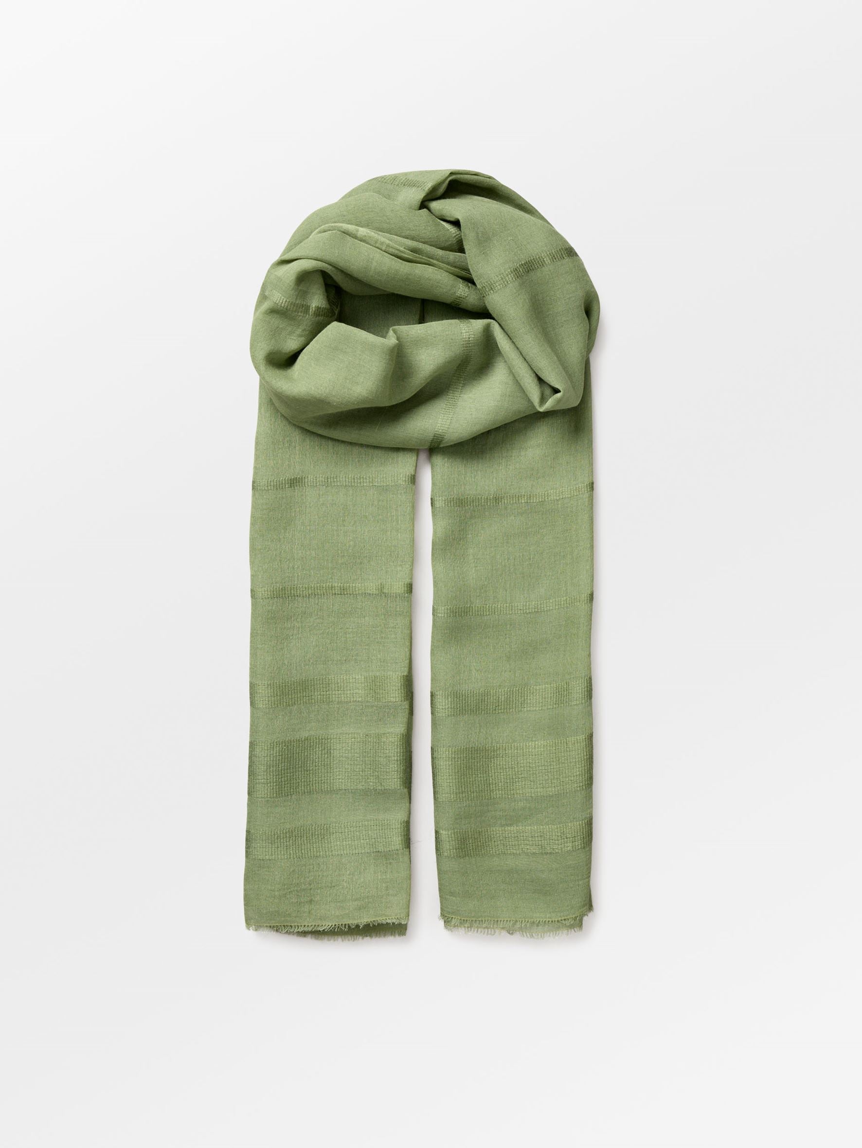 Milena Cowo Scarf - Green OneSize BeckSöndergaard.no