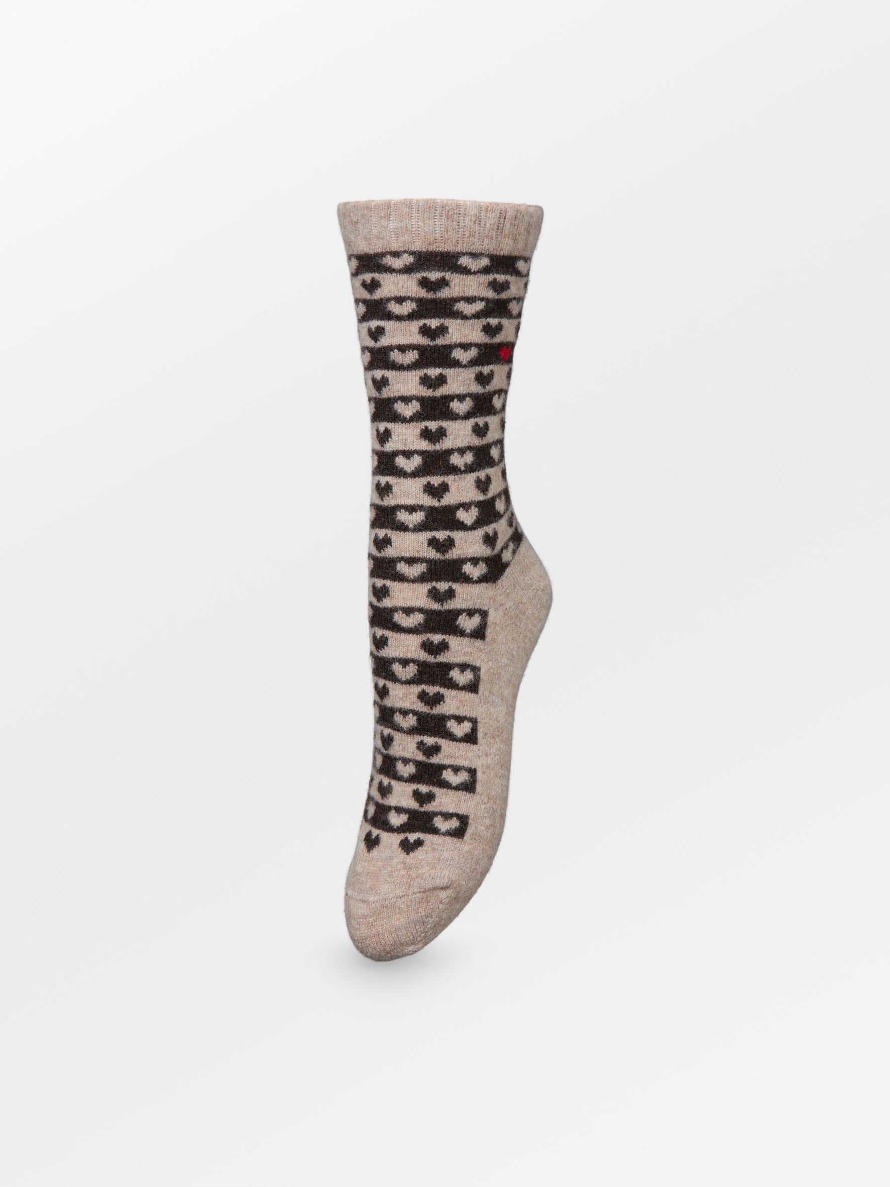 Heart Wola Sock OneSize BeckSöndergaard.no