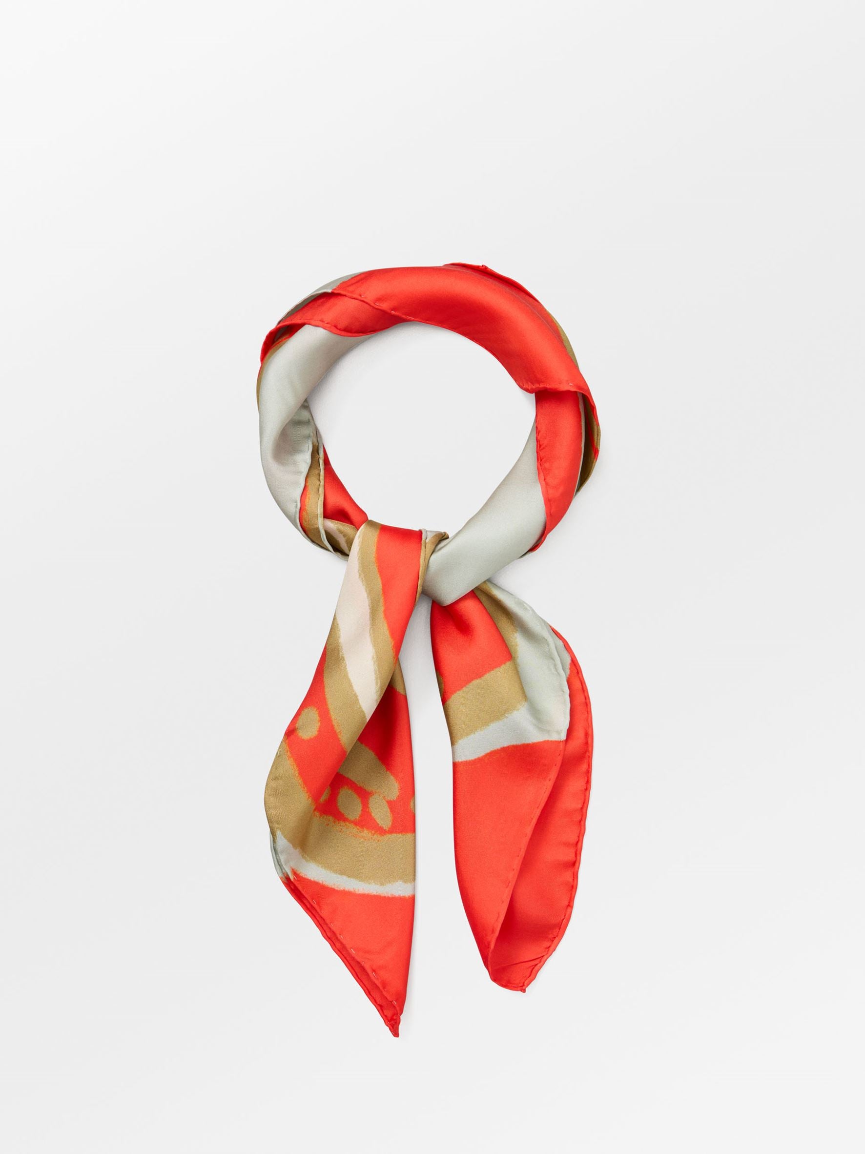 Becksöndergaard, Graphiflora Sia Scarf - Grenadine Red, scarves, scarves, scarves, scarves