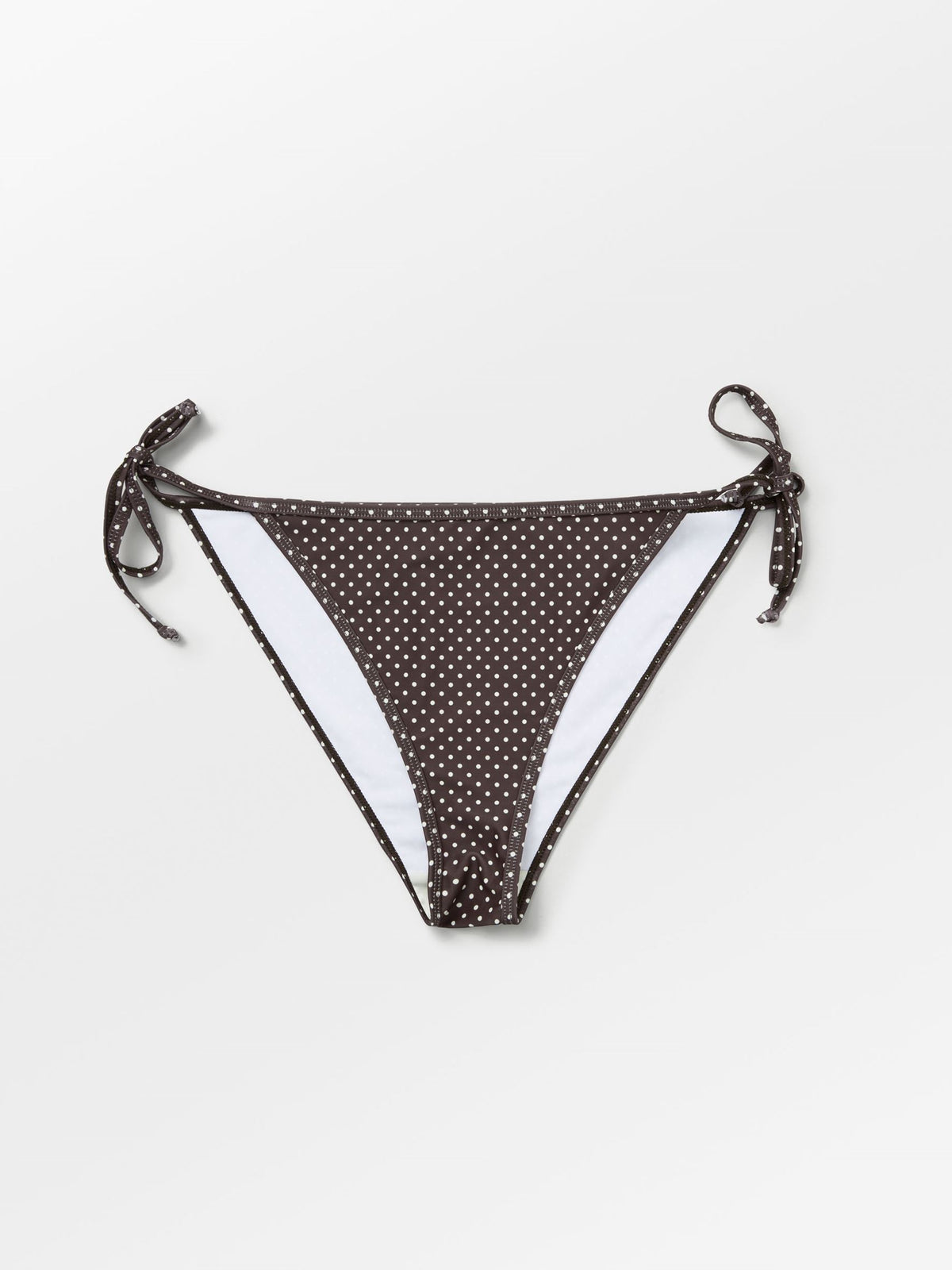 Becksöndergaard, Polka Dot Baila Bikini Tanga - Hot Fudge Brown, swimwear, swimwear, swimwear