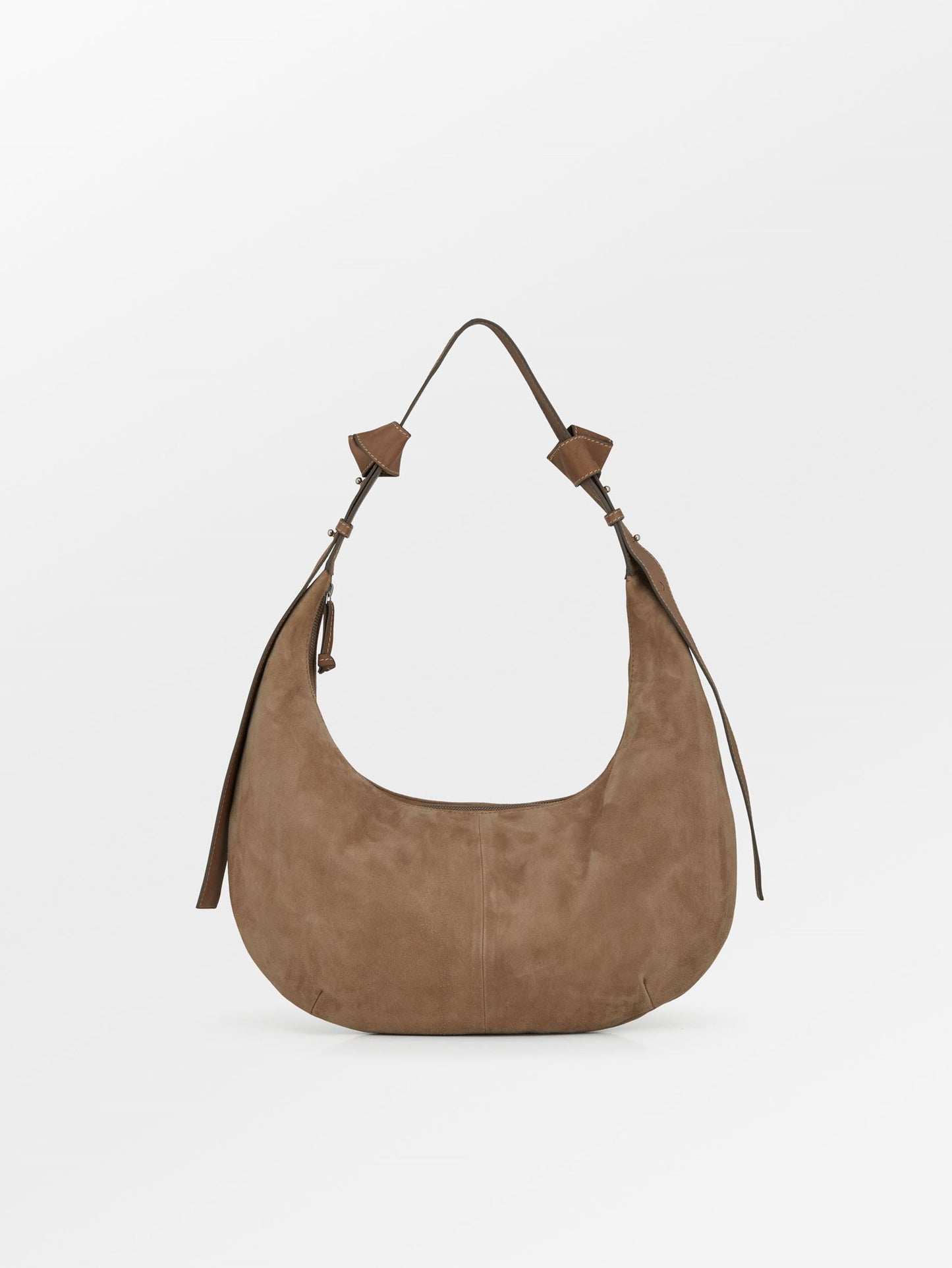 Suede Lona Crossbody Bag - Grey OneSize BeckSöndergaard.no
