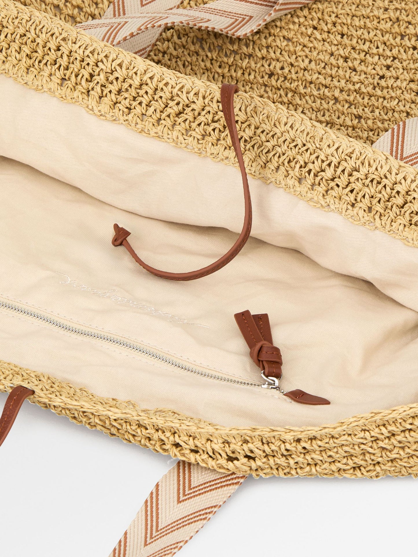 Paper Straw Pheobe Bag OneSize BeckSöndergaard.no