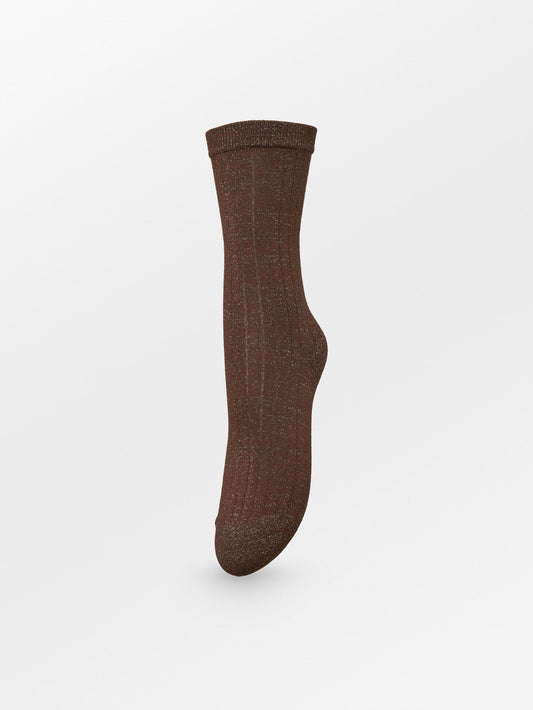 Rib Glitter Sock Socks BeckSöndergaard.no