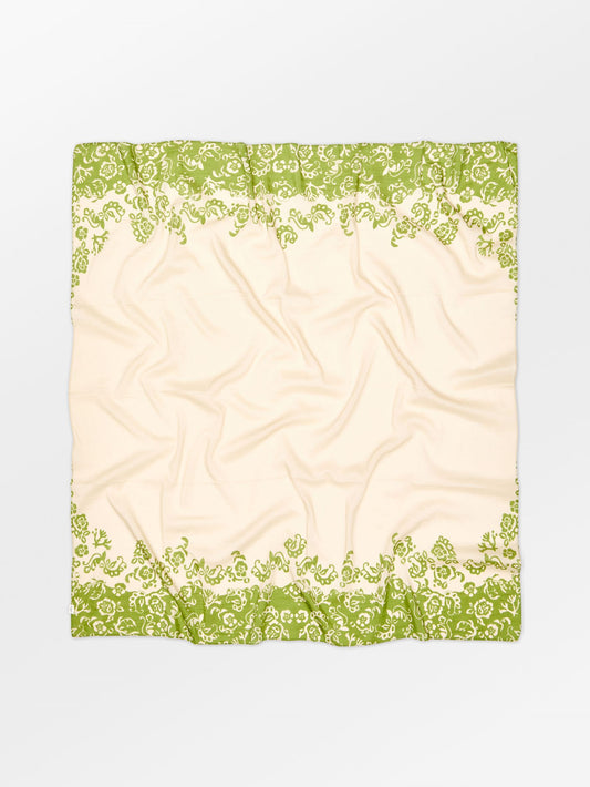 Becksöndergaard, Crofloria Sico Scarf - Grasshopper Green, mid season sale, mid season sale