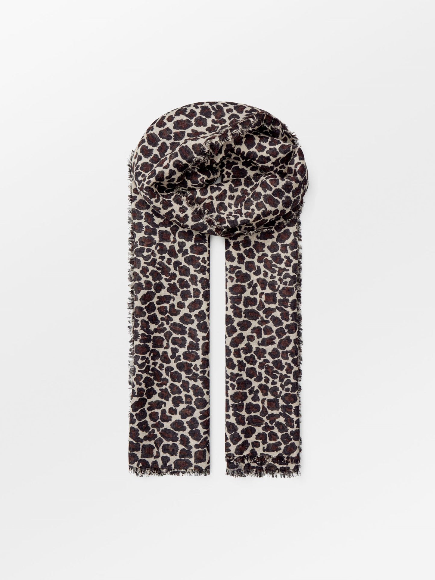 Becksöndergaard, Leopa Woo Scarf - Light Grey, scarves, archive, scarves, archive, black week, black week