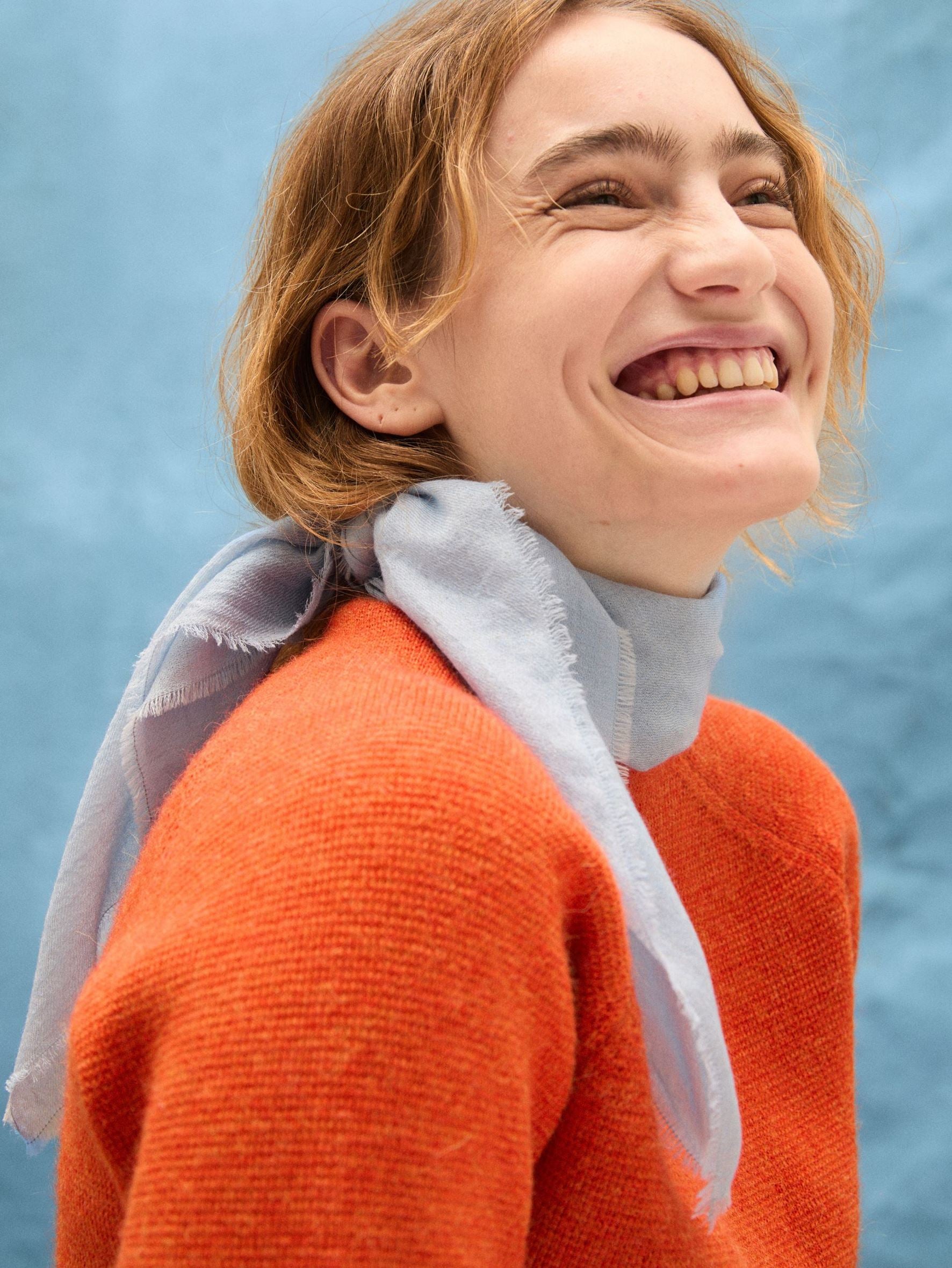 Becksöndergaard, Cashma Small Scarf - Kentucky Blue, scarves, archive, scarves, archive, scarves, scarves, scarves, scarves, black week, black week