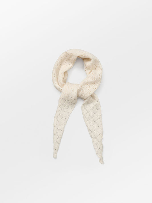 Becksöndergaard, Woona Opalia Scarf - Birch White, scarves, scarves, scarves, gifts, black week, black week