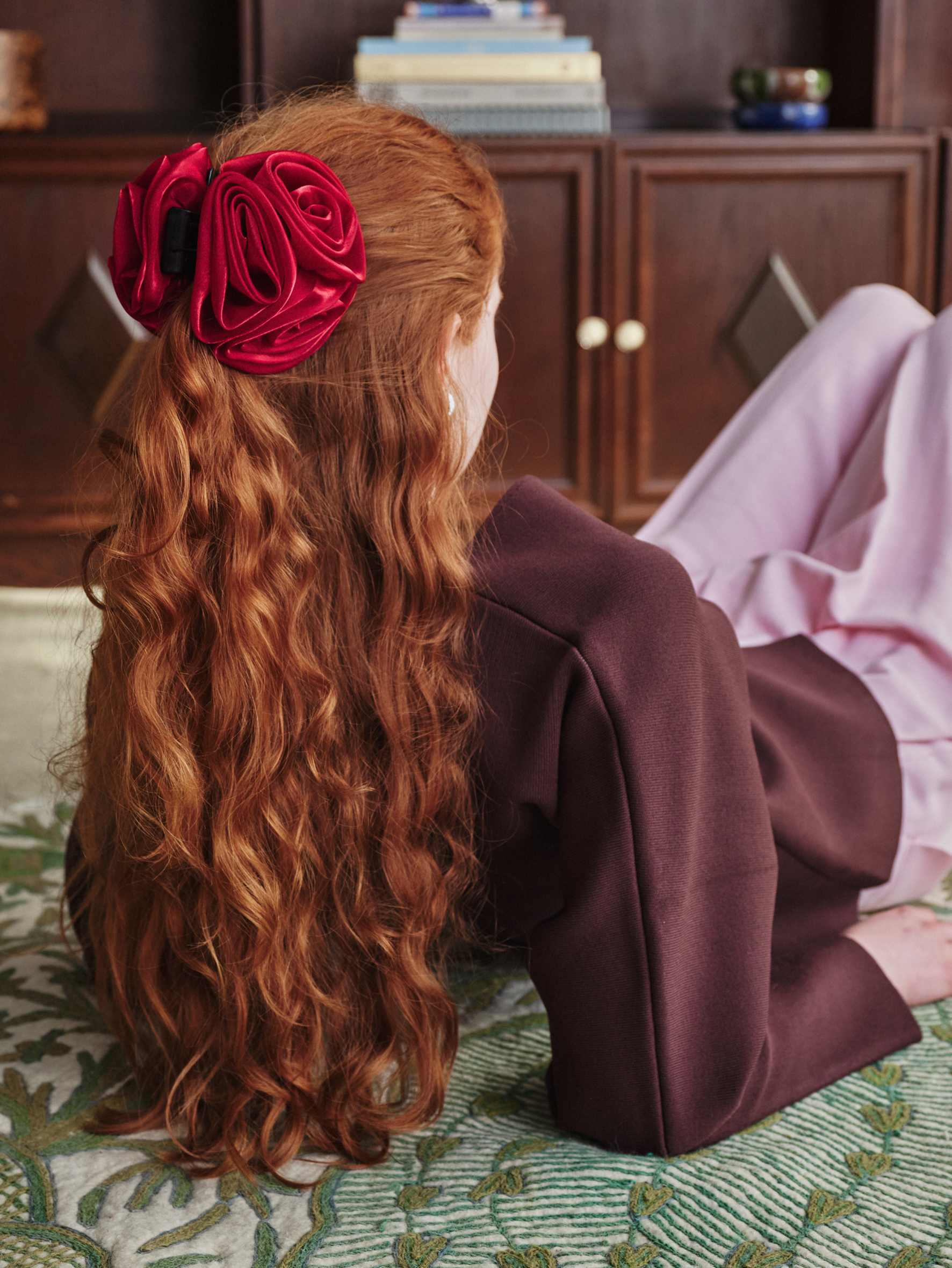 Organza Flower Hair Claw OneSize BeckSöndergaard.no