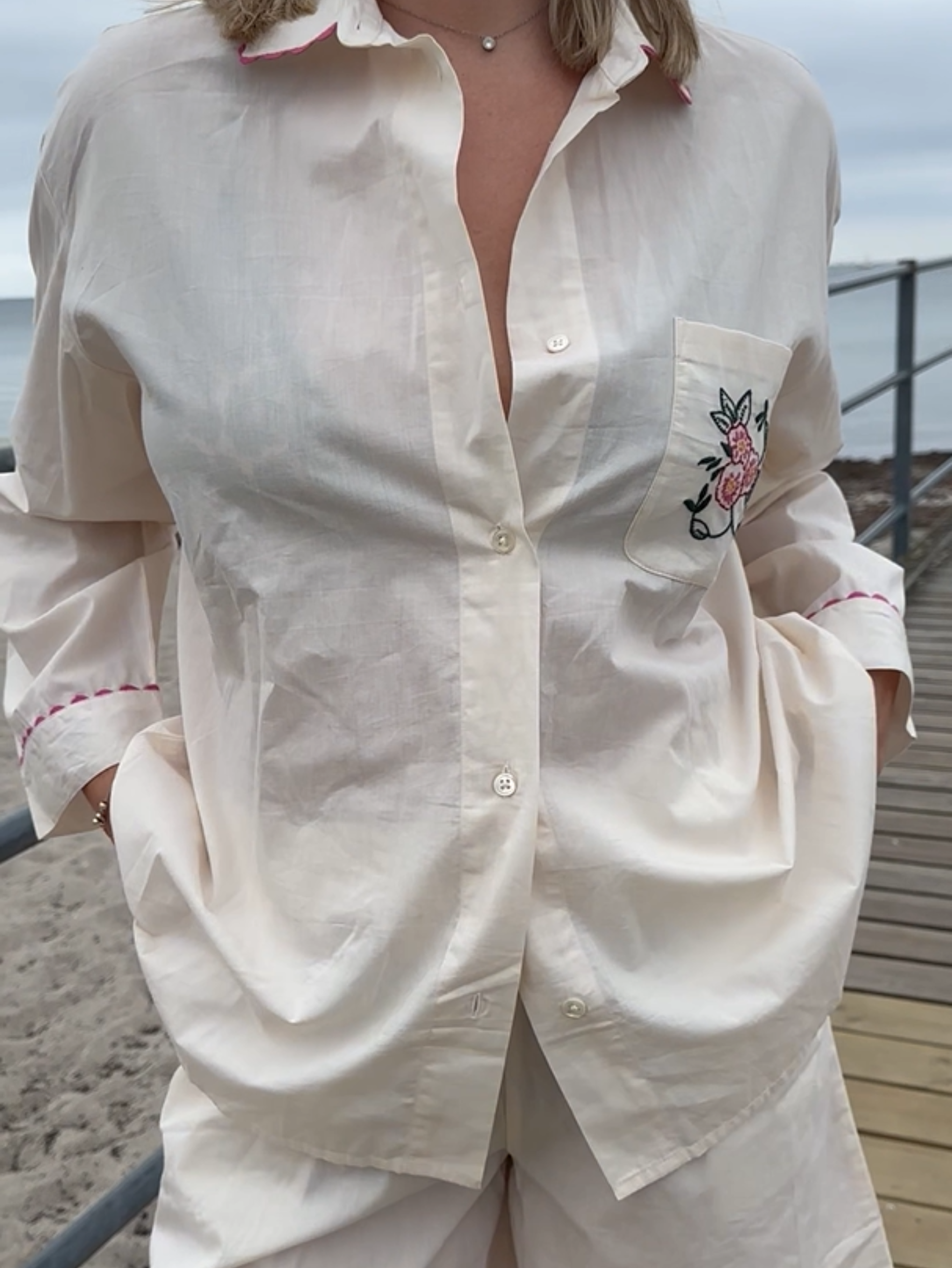 Scallop Efloria Pyjamas Shirt Clothing BeckSöndergaard.no