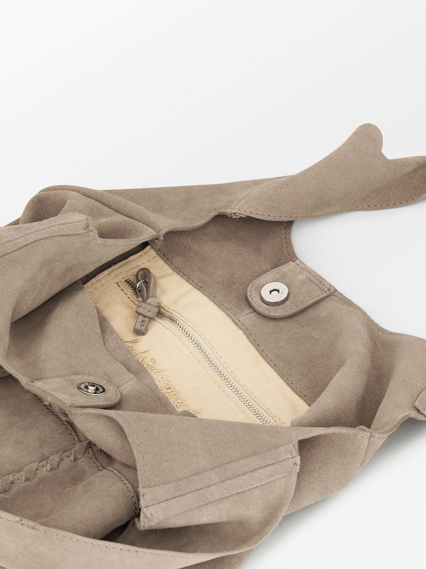 Becksöndergaard, Suede Demi Bag - Moral Gray, onesize