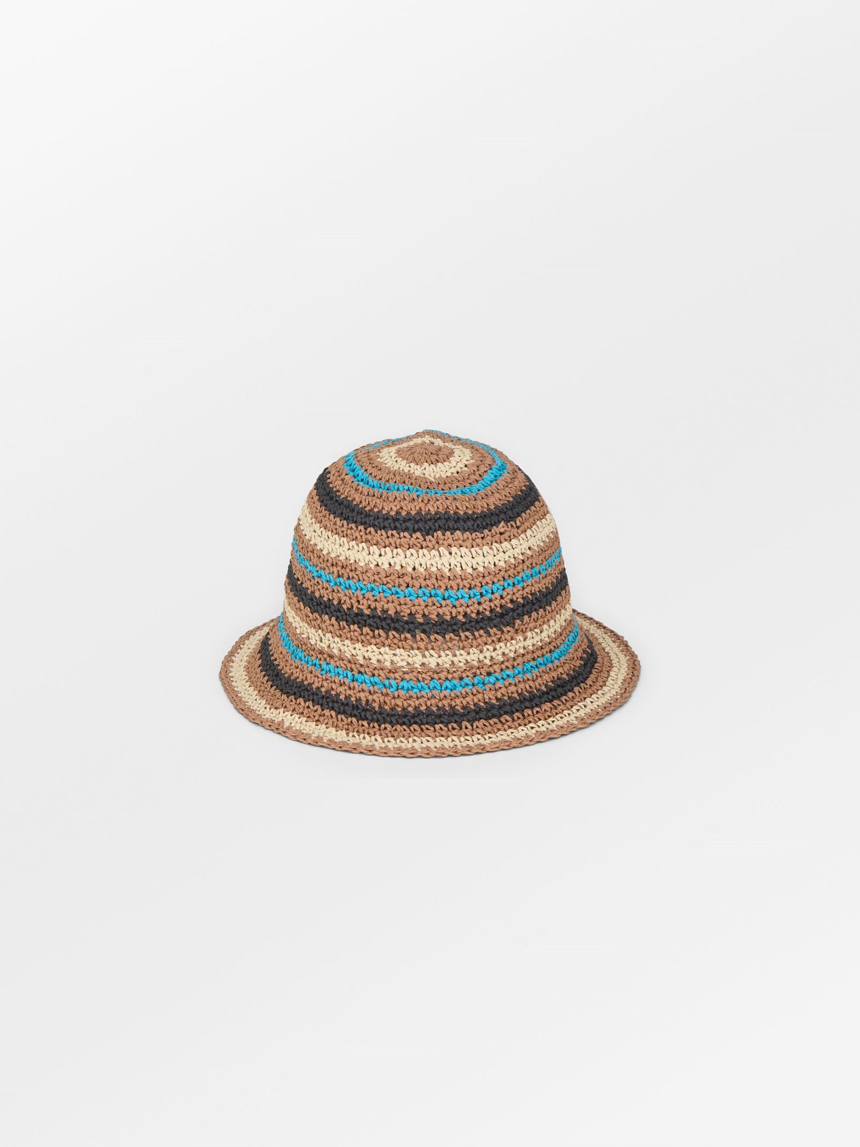 Striped Saverina Straw Hat Clothing BeckSöndergaard.no