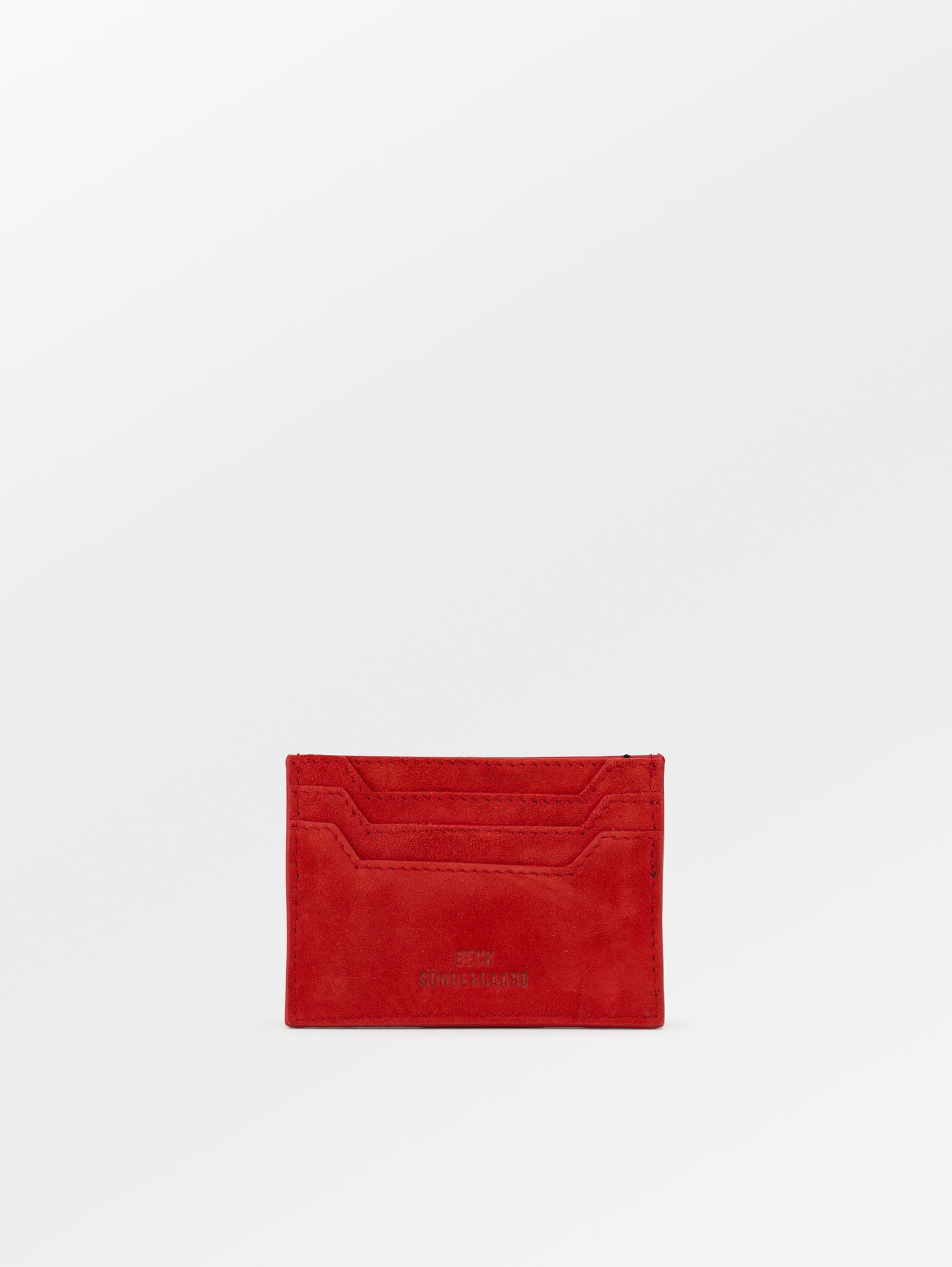 Suede Card Holder OneSize BeckSöndergaard.no