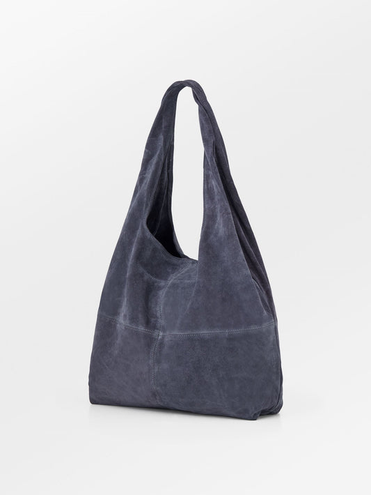Suede Dalliea Shopper Bag - Dark Blue OneSize BeckSöndergaard.no