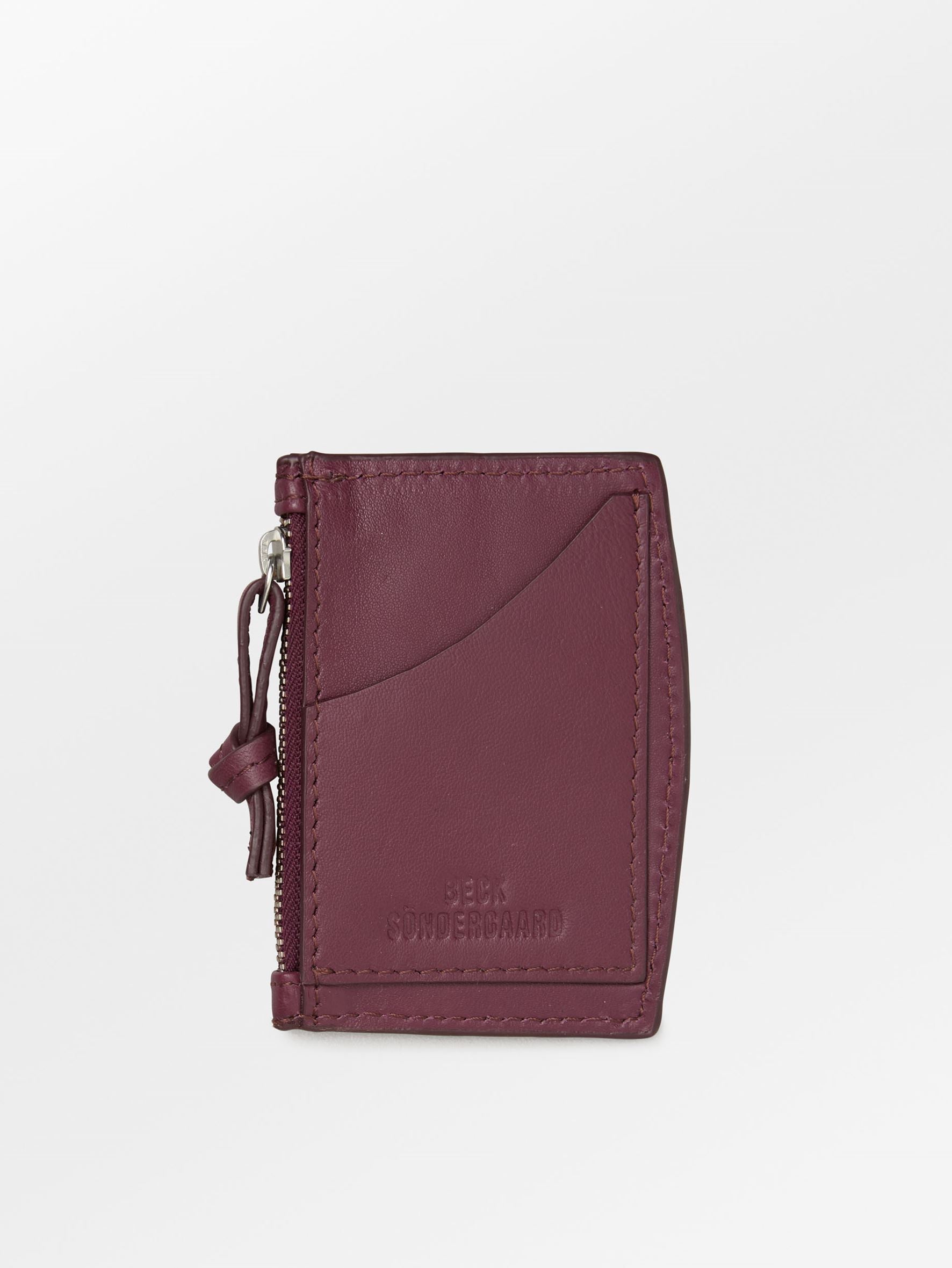 Nappa Zip Card Holder OneSize BeckSöndergaard.no