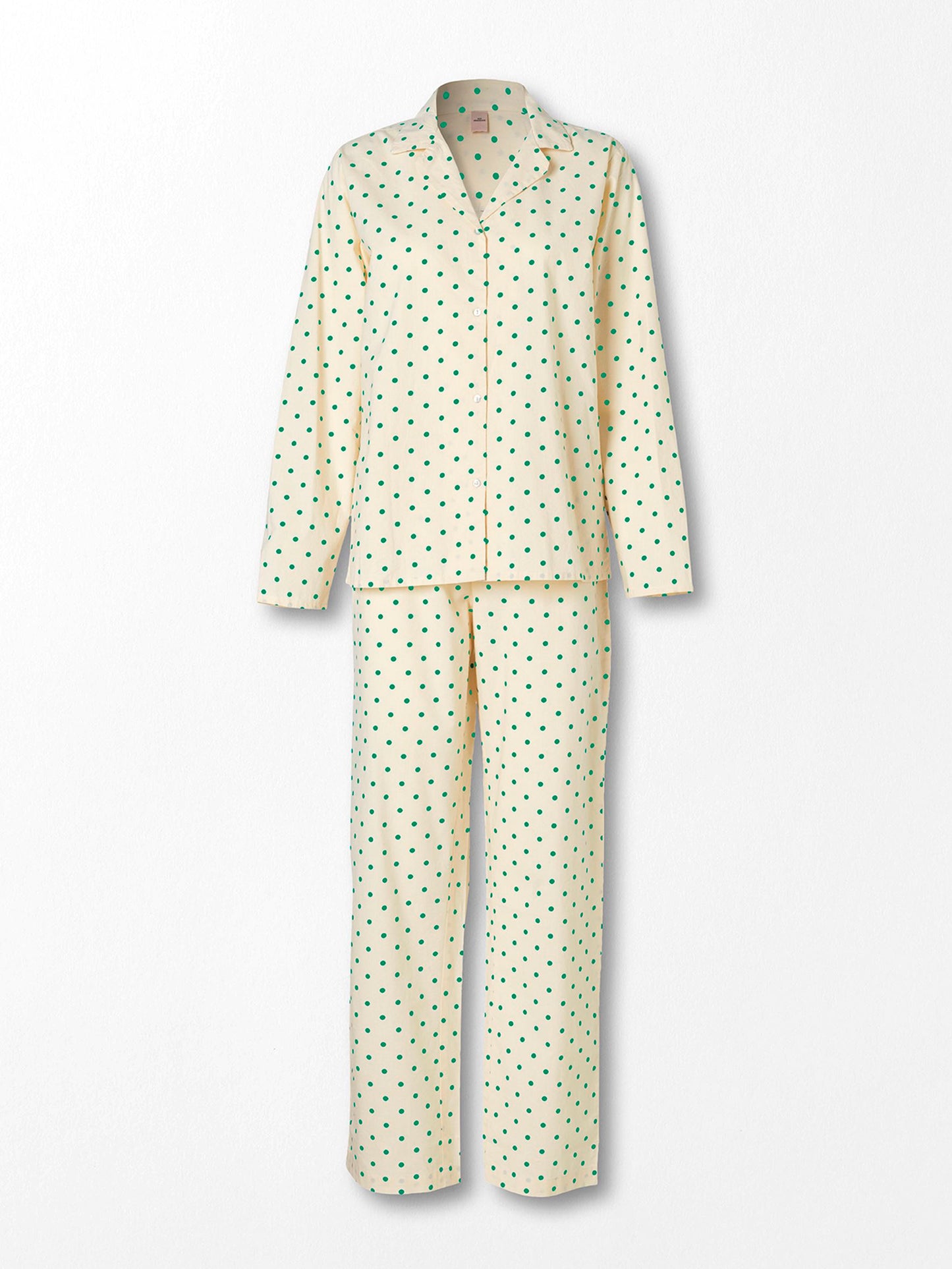 Dot Pyjamas Set - Green Clothing   BeckSöndergaard.no