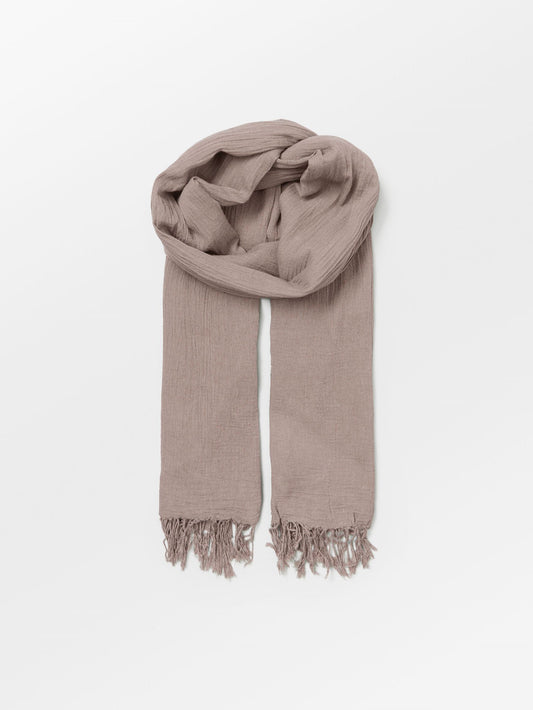 Becksöndergaard, Solid Ilona Scarf - Blue/Blush, scarves