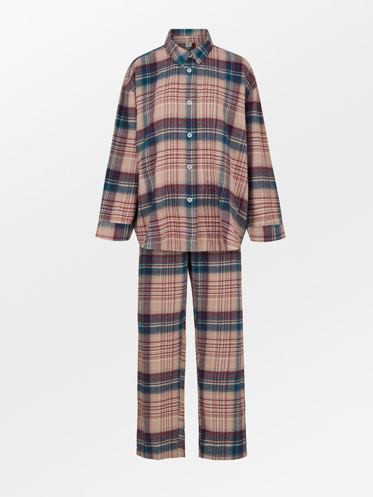 Becksöndergaard, Flannel Pyjamas Set - Multi Color - Multi Col., homewear, sale, homewear, gifts, sale, gifts