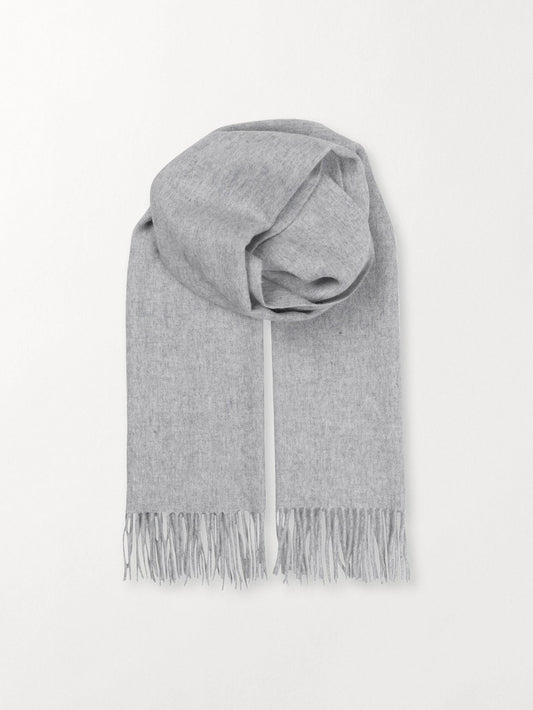 Crystal Edition Wool Scarf - Light Grey OneSize   BeckSöndergaard.no