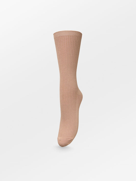 Becksöndergaard, Telma Solid Sock - Praline Brown, socks, gifts, gifts, socks