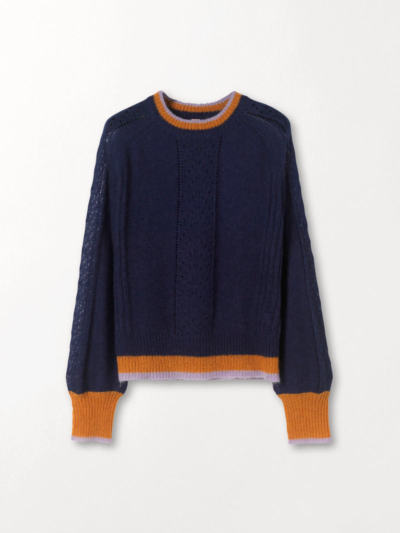 Becksöndergaard, Solid Gracinia Sweater  - Night Sky, archive, sale