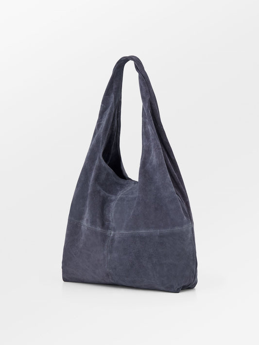 Suede Dalliea Shopper Bag - Dark Blue OneSize   BeckSöndergaard.no