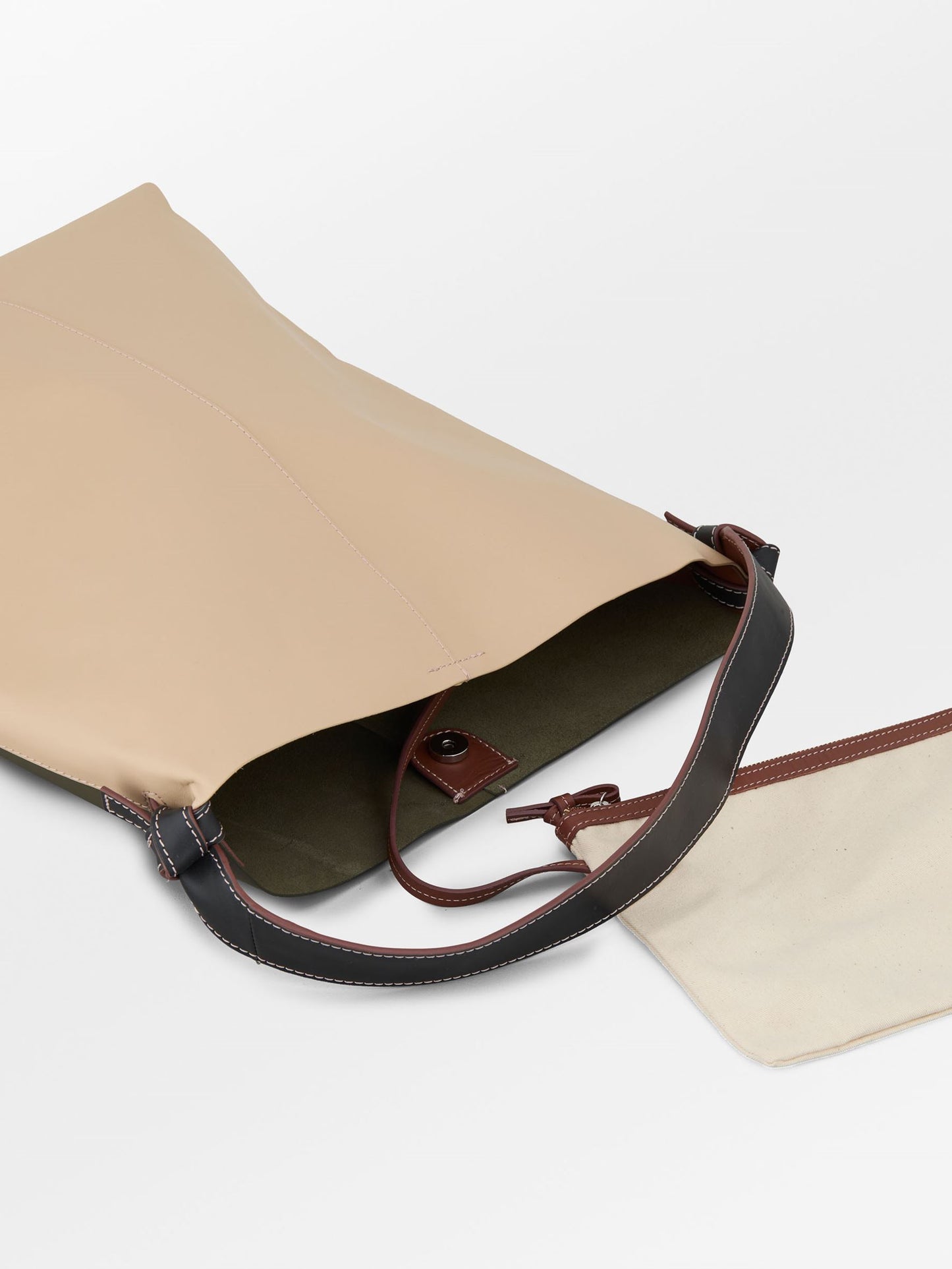 Glossy Mae Leather Shopper Bag - Multi color OneSize   BeckSöndergaard.no