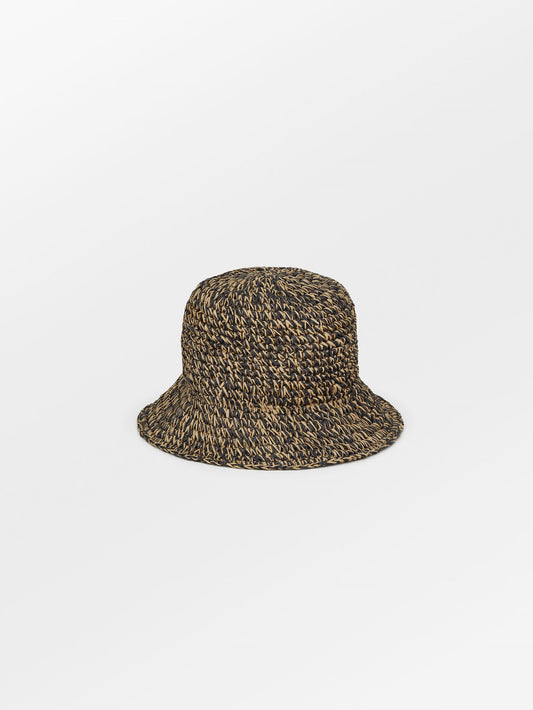 Florio Bell Bucket Hat - Black/Nature Clothing   BeckSöndergaard.no