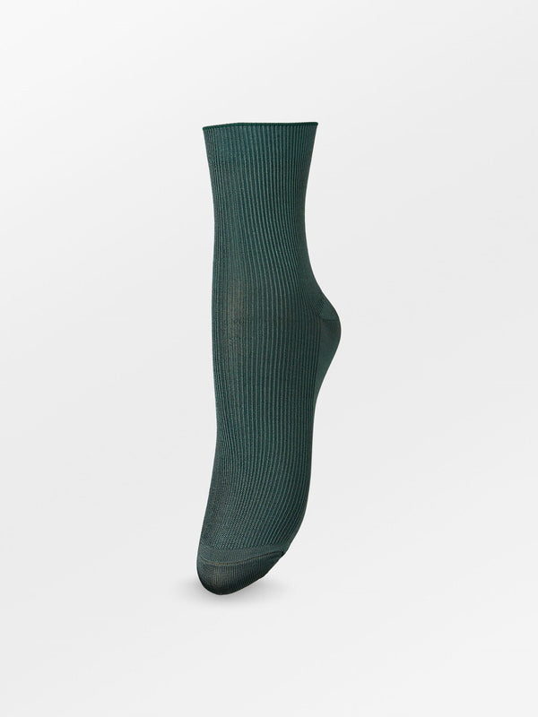 Becksöndergaard, Alma Solid Sock - Green, socks, sale, sale, socks