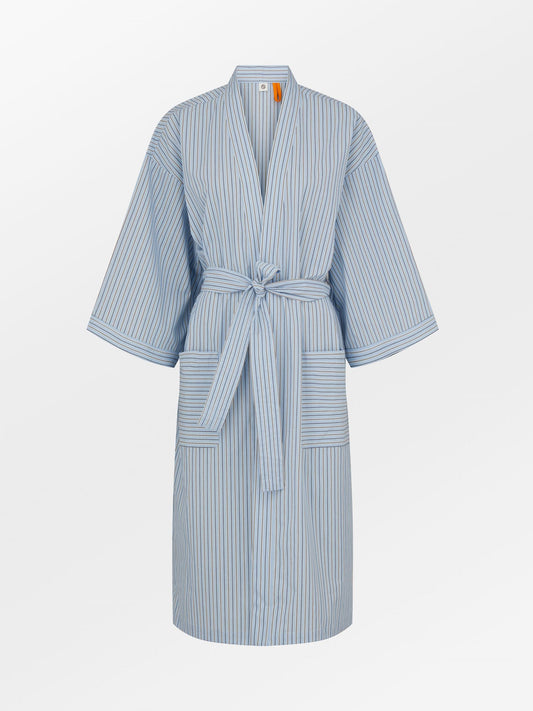 Stripel Luelle Kimono - Blue Clothing   BeckSöndergaard.no