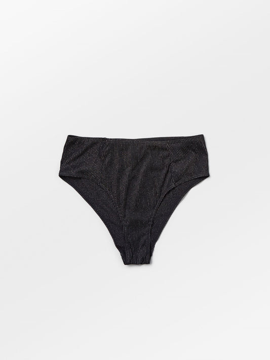 Becksöndergaard, Lyx High Waist Bikini Briefs - Black, archive, archive, sale, sale