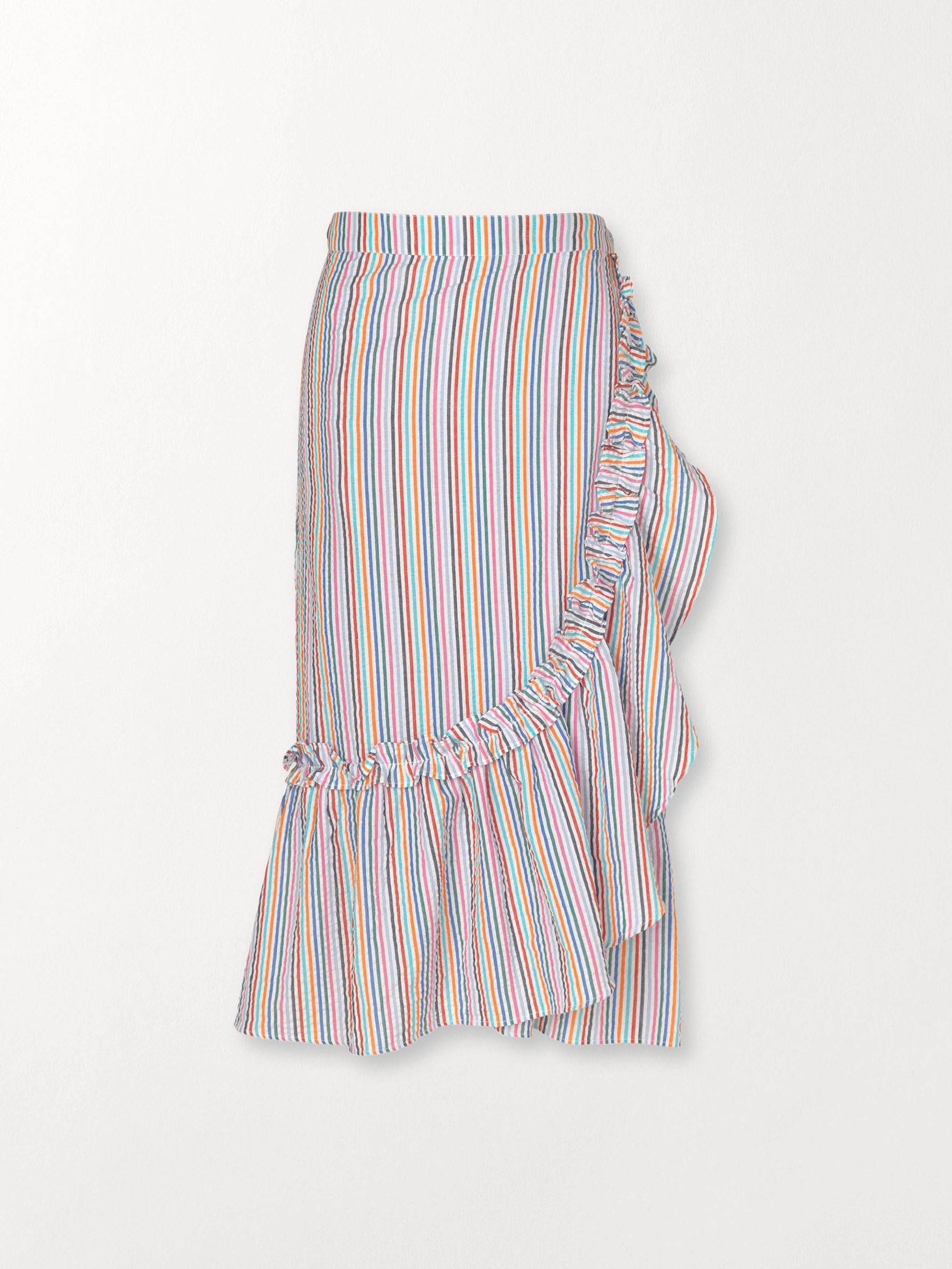 Striped Camillia Long Skirt OneSize   BeckSöndergaard.no