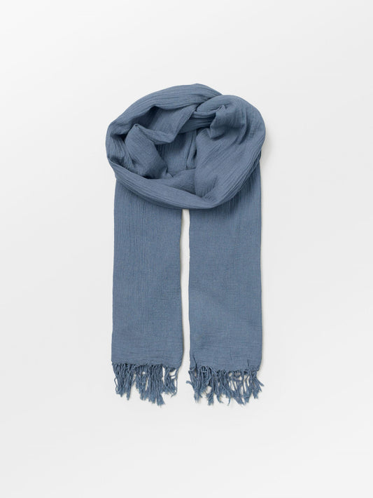 Becksöndergaard, Solid Ilona Scarf - Country Blue, scarves, scarves