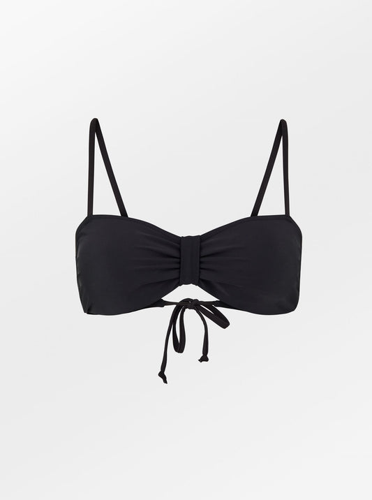 Becksöndergaard, Bandeau Bella Bikini Top - Black - Black, swimwear, swimwear