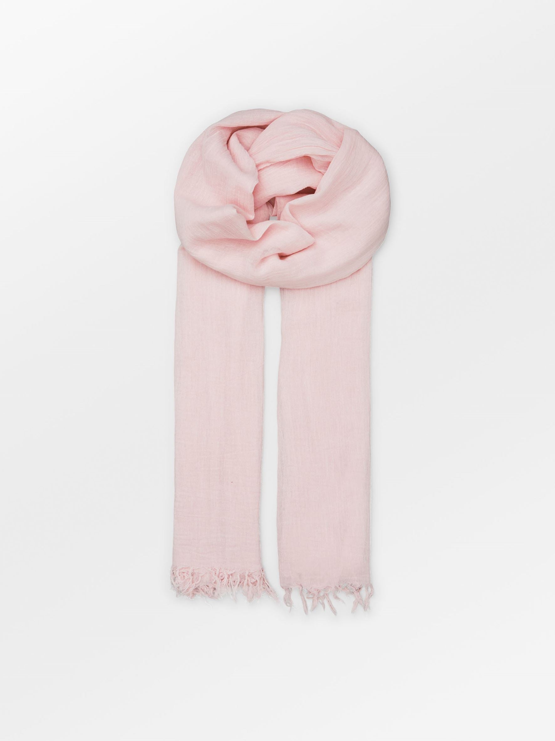Becksöndergaard, Solid Ilona Scarf - Light Rose, scarves