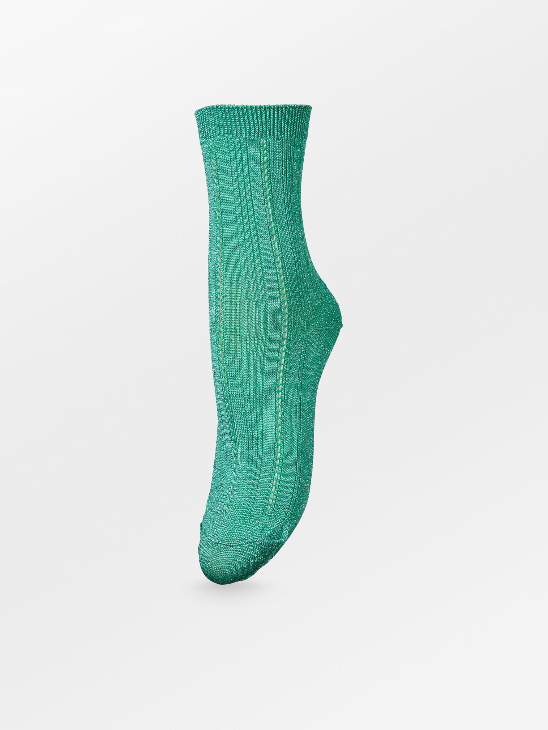 Glitter Drake Sock - Irish Green Socks   BeckSöndergaard.no